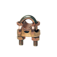 Grampo Terra Duplo com Parafuso em "U"