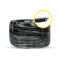 Cabo Alumínio Duplex 10mm 100 Metros